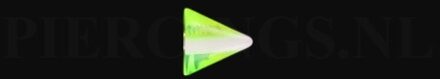 Spike 1.6 mm acryl UV-geel met witte lijn