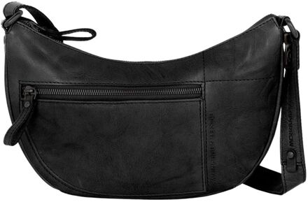 Spikes & Sparrow Cecelia Crossbody black damestas Zwart - H 16 x B 28 x D 4 cm