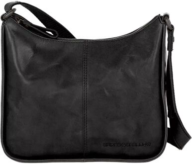 Spikes & Sparrow Evie Crossbody black damestas Zwart - H 21.5 x B 24.5 x D 8.5 cm