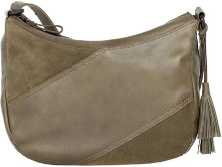 Spikes & Sparrow Lorain Crossbody Schoudertas green damestas Groen - H 20 x B 28 x D 8 cm