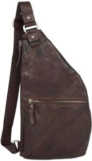 Spikes & Sparrow Reese sling bagbag brown damestas Bruin - H 38.5 x B 22.5 x D 3 cm