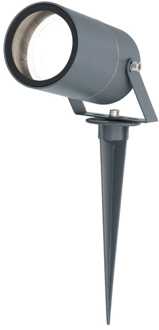Spikey LED Prikspot - 4 Watt 345 Lumen - 4000K neutraal wit - kantelbaar - antraciet - IP64 Waterdicht - GU10 - Tuinspot - tuinverlichting - padverlichting