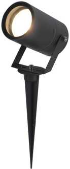 Spikey LED Prikspot - 4 Watt 345 Lumen - 4000K neutraal wit - kantelbaar - zwart - IP64 Waterdicht - GU10 - Tuinspot - tuinverlichting - padverlichting