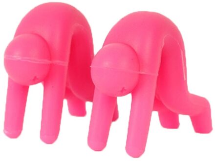 Spill-Proof Deksel Lifter Voor Soeppan Keuken Gereedschappen Deksel Stand Silicone Hittebestendige Houder Houden De Deksel Open grote Decoratie Roze
