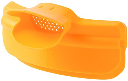 Spill-Proof Keukengerei Ronde Rand Afleiding Apparaat Siliconen Trechter Afleiding Cocina Ustensiles De Cuisine Keuken Accessoires oranje