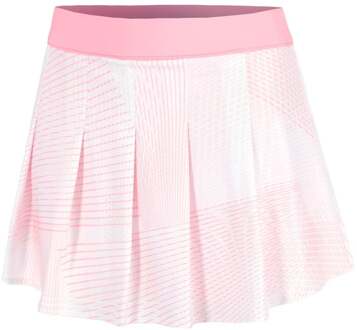 Spin Around Pleat 13.5in Rok Dames-Roze,Wit - S,XL