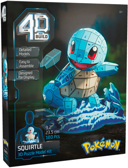 Spin Master 4D Build Pokemon - Squirtle 3D Bouwpakket (180 stukjes)