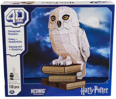 Spin Master Harry Potter: 4D Build - Hedwig 3D Puzzel Puzzel
