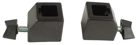 Spinder 10995 Afdekkapje rechthoekig zwart (2x) S10995