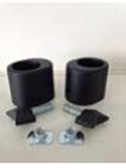 Spinder 11071 Afdekkapje rond zwart (2x) S11071