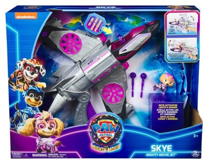Spinmaster Paw Patrol The Mighty Movie Deluxe Vehicles Skye