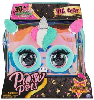 Spinmaster Purse Pets Holographic Unicorn