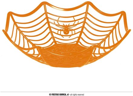 Spinnenweb Bakje Halloween Oranje