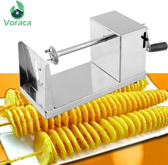 Spiraal Aardappel Snijmachine Twister Twisted Tornado Aardappelen Snijder Frietjes Snijden Chips Machine Keuken DIY Koken Gereedschap