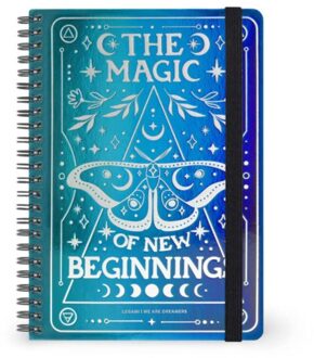 spiraal notitieboek moth, large, gelinieerd