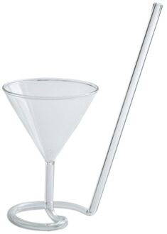 Spiraal Wijn Cocktail Glazen Cup Lange Stro Champagne Fluiten Huwelijksfeest Beker Drinkware Ktv Bar Sap Cups YH0698B