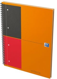 Spiraalblok Oxford International Notebook A4 gelinieerd Wit