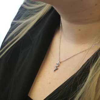 Spiraalhangers - Zilver en Kristal - One Size