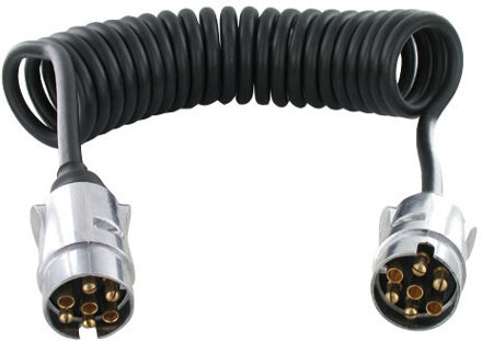 Spiraalkabel 12 Volt 2 x 7 polig 712090