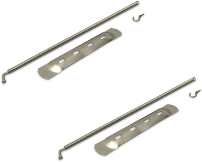 Spiraaltrekveer 1,2 x 32 cm - 2x - Staal - Deursluiters / Deurveren