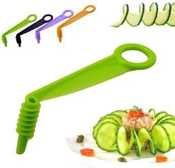 Spiral Slicer Blade Hand Slicer Cutter Komkommer Wortel Aardappel Groente Cutter Fruit & Vegetable Gereedschap Keuken Accessoires Gereedschap