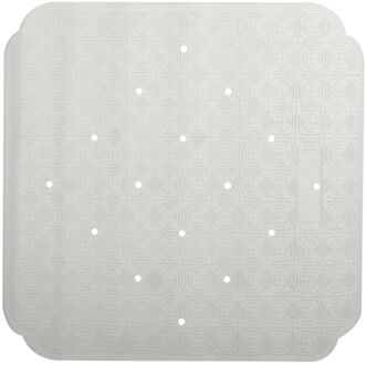 Spirella Antislip Badmat Ruby - Wit - 53x53cm
