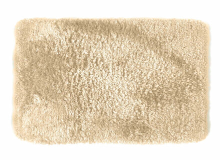 Spirella Badkamer Vloerkleed/tapijt - Hoogpolig - Beige - 40 X 60 Cm