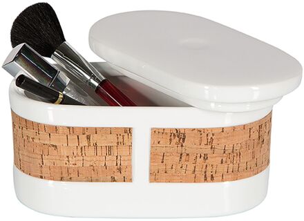 Spirella Badkameropberger Tube - Opbergbox - Wit - 15x8,5x9cm