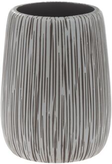 Spirella Beker Hollis Wit/taupe