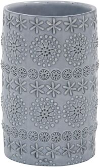 Spirella Beker Relief Grijs