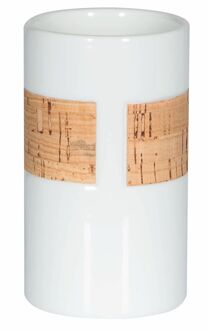 Spirella Beker Tube Nature Wit