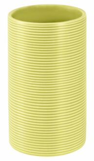 Spirella Beker Tube Ribbed Pistachegroen