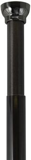 Spirella Douchestang Kreta 125-220cm Zwart