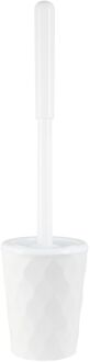 Spirella Wc-borstel Met Houder Pool - Kunststof - Wit