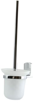 Spirella Wc-borstel Met Houder Taku - Staal/glas - Chroom Gepolijst
