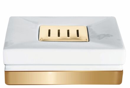 Spirella Zeephouder Roma Wit/goud