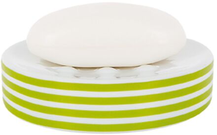 Spirella Zeepschaal Tube-stripes Kiwigroen