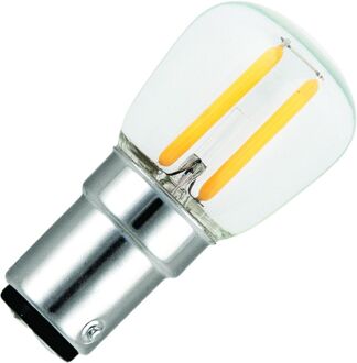 spl buislamp LED filament 1,5W (vervangt 14 watt) bajonetfitting Ba15d 26x55mm