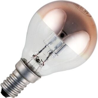 spl Halogeen kogel kopspiegellamp rosegoud/koper 28W (vervangt 40W) kleine fitting E14