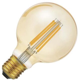 spl | LED Filament | Grote fitting E27 | Globelamp | Helder | Goud | 6.5W | Dimbaar