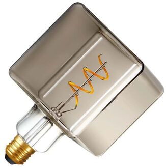 spl | LED Filament | Grote fitting E27 | Kubuslamp | Helder | Rook | 4W | Dimbaar