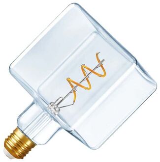 spl | LED Filament | Grote fitting E27 | Kubuslamp | Kristal | 4W | Dimbaar