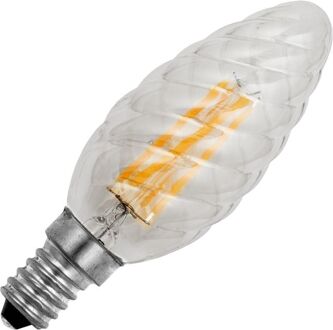 spl LED Filament Kaars (gedraaid) - 4W / DIMBAAR Lichtkleur 2200K