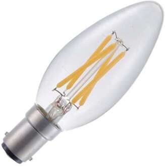 spl | LED Kaarslamp | BA15d | 4W Dimbaar