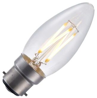spl | LED Kaarslamp | Bajonetfitting B22d  | 4W Dimbaar Helder