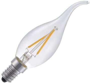 spl | LED Kaarslamp met tip | Kleine fitting E14  | 2W Dimbaar