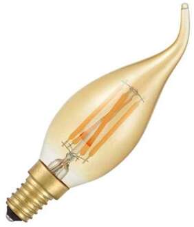 spl | LED Kaarslamp met tip | Kleine fitting E14  | 4W Dimbaar