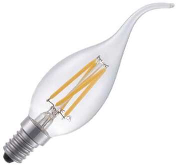 spl | LED Kaarslamp met tip | Kleine fitting E14  | 4W Dimbaar