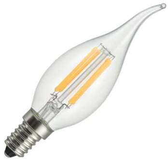 spl | LED Kaarslamp met tip | Kleine fitting E14  | 5W Dimbaar
