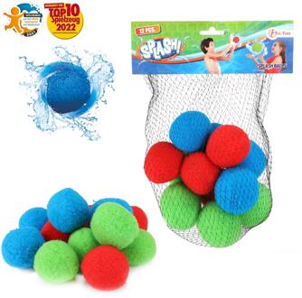 Splash Super Splashballen, 12st. Multikleur